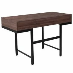 Emma+Oliver Emma And Oliver Dark Ash Wood Grain Finish Computer Desk With Drawers -Emma+Oliver shop unnamed file 6315