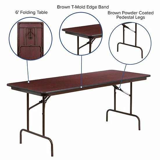 Emma+Oliver Emma and Oliver 6-Foot High Pressure Mahogany Laminate Folding Banquet & Catering Table Emma+Oliver Emma And Oliver 6-Foot High Pressure Mahogany Laminate Folding Banquet & Catering Table -Emma+Oliver shop unnamed file 6389