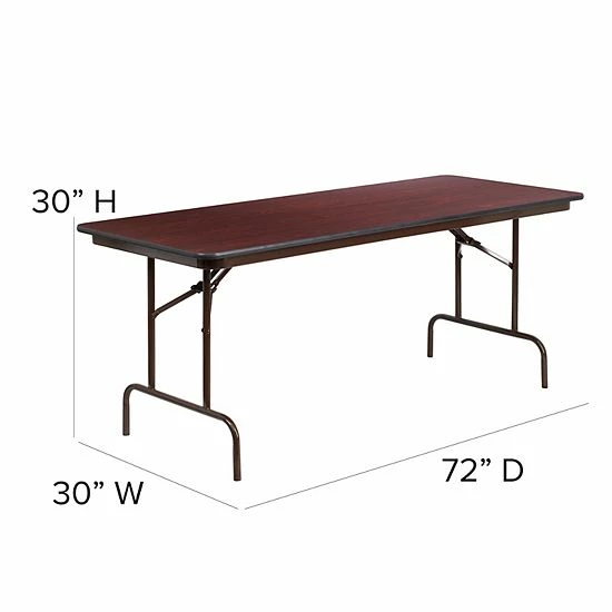 Emma+Oliver Emma and Oliver 6-Foot High Pressure Mahogany Laminate Folding Banquet & Catering Table Emma+Oliver Emma And Oliver 6-Foot High Pressure Mahogany Laminate Folding Banquet & Catering Table -Emma+Oliver shop unnamed file 6391