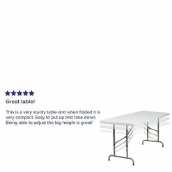 Emma+Oliver Emma And Oliver 6-Foot Height Adjustable Granite White Plastic Folding Event Table 9 Emma+Oliver Emma And Oliver 6-Foot Height Adjustable Granite White Plastic Folding Event Table -Emma+Oliver shop unnamed file 6401