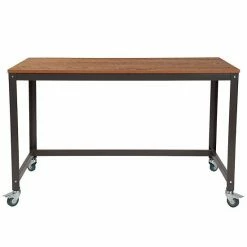 Emma+Oliver Emma And Oliver Mobile Computer Table Desk In Brown Oak Wood Grain Finish 8 Emma+Oliver Emma And Oliver Mobile Computer Table Desk In Brown Oak Wood Grain Finish -Emma+Oliver shop unnamed file 6410