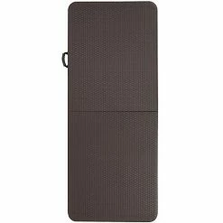 Emma+Oliver Emma And Oliver 6-Foot Bi-Fold Brown Rattan Plastic Folding Table With Handle - Event Table -Emma+Oliver shop unnamed file 6461