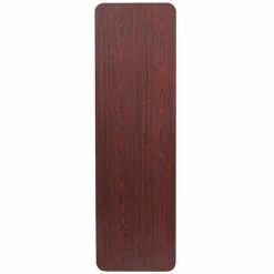 Emma+Oliver Emma And Oliver 5-Foot High Pressure Mahogany Laminate Folding Training Table -Emma+Oliver shop unnamed file 6469