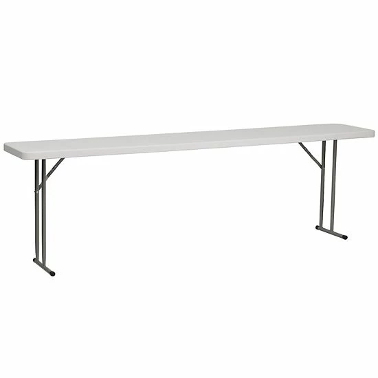 Emma+Oliver Emma And Oliver 8-Foot Rectangle Granite White Plastic Folding Training / Seminar Table 1 Emma+Oliver Emma And Oliver 8-Foot Rectangle Granite White Plastic Folding Training / Seminar Table