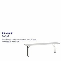 Emma+Oliver Emma And Oliver 8-Foot Rectangle Granite White Plastic Folding Training / Seminar Table 8 Emma+Oliver Emma And Oliver 8-Foot Rectangle Granite White Plastic Folding Training / Seminar Table -Emma+Oliver shop unnamed file 6479