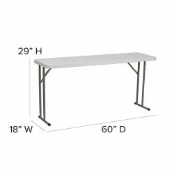 Emma+Oliver Emma And Oliver 5-Foot Rectangle Granite White Plastic Folding Training / Seminar Table 4 Emma+Oliver Emma And Oliver 5-Foot Rectangle Granite White Plastic Folding Training / Seminar Table -Emma+Oliver shop unnamed file 6490