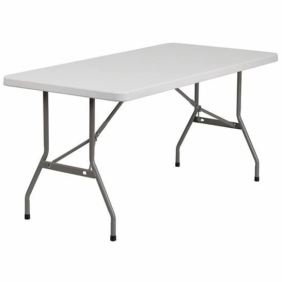 Emma+Oliver Emma and Oliver 5-Foot Granite White Plastic Folding Table - Banquet / Event Folding Table Emma+Oliver Emma And Oliver 5-Foot Granite White Plastic Folding Table - Banquet / Event Folding Table -Emma+Oliver shop unnamed file 6551