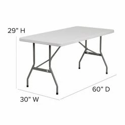 Emma+Oliver Emma And Oliver 5-Foot Granite White Plastic Folding Table - Banquet / Event Folding Table 4 Emma+Oliver Emma And Oliver 5-Foot Granite White Plastic Folding Table - Banquet / Event Folding Table -Emma+Oliver shop unnamed file 6555