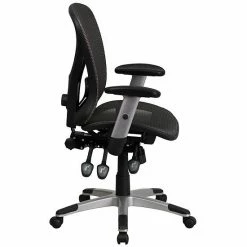 Emma+Oliver Emma And Oliver Mid-Back Transparent Gray Mesh Multifunction Ergonomic Office Chair - Arms 9 Emma+Oliver Emma And Oliver Mid-Back Transparent Gray Mesh Multifunction Ergonomic Office Chair - Arms -Emma+Oliver shop unnamed file 6608
