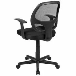 Emma+Oliver Emma And Oliver Mid-Back Black Mesh Swivel Ergonomic Task Office Chair - Arms, BIFMA Certified 10 Emma+Oliver Emma And Oliver Mid-Back Black Mesh Swivel Ergonomic Task Office Chair - Arms, BIFMA Certified -Emma+Oliver shop unnamed file 6692