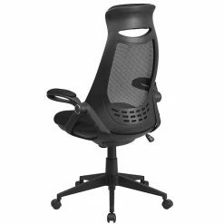 Emma+Oliver Emma And Oliver High Back Black Mesh Executive Swivel Office Chair With Flip-Up Arms 9 Emma+Oliver Emma And Oliver High Back Black Mesh Executive Swivel Office Chair With Flip-Up Arms -Emma+Oliver shop unnamed file 6709