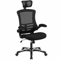 Emma+Oliver Emma And Oliver High Back Mesh Executive Office And Desk Chair With Adjustable Headrest