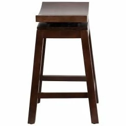 Emma+Oliver Emma And Oliver 26"H Saddle Cappuccino Wood Counter Stool With Auto Seat Return 2 Emma+Oliver Emma And Oliver 26"H Saddle Cappuccino Wood Counter Stool With Auto Seat Return -Emma+Oliver shop unnamed file 6754