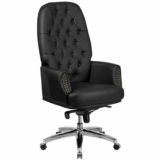 Emma+Oliver Emma And Oliver High Back Traditional Burgundy LeatherSoft Multifunction Ergonomic Office Chair Black 1 Emma+Oliver Emma And Oliver High Back Traditional Burgundy LeatherSoft Multifunction Ergonomic Office Chair Black
