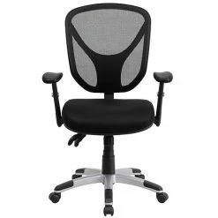 Emma+Oliver Emma And Oliver Mid-Back Black Mesh Multifunction Swivel Ergonomic Task Office Chair - Arms 8 Emma+Oliver Emma And Oliver Mid-Back Black Mesh Multifunction Swivel Ergonomic Task Office Chair - Arms -Emma+Oliver shop unnamed file 6824