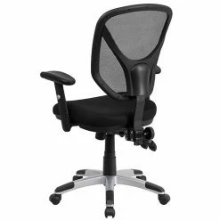 Emma+Oliver Emma And Oliver Mid-Back Black Mesh Multifunction Swivel Ergonomic Task Office Chair - Arms 9 Emma+Oliver Emma And Oliver Mid-Back Black Mesh Multifunction Swivel Ergonomic Task Office Chair - Arms -Emma+Oliver shop unnamed file 6825