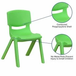 Emma+Oliver Emma And Oliver 4 Pack Green Plastic Stack School Chair With 12" Seat Height - Kids Chair 2 Emma+Oliver Emma And Oliver 4 Pack Green Plastic Stack School Chair With 12" Seat Height - Kids Chair -Emma+Oliver shop unnamed file 684
