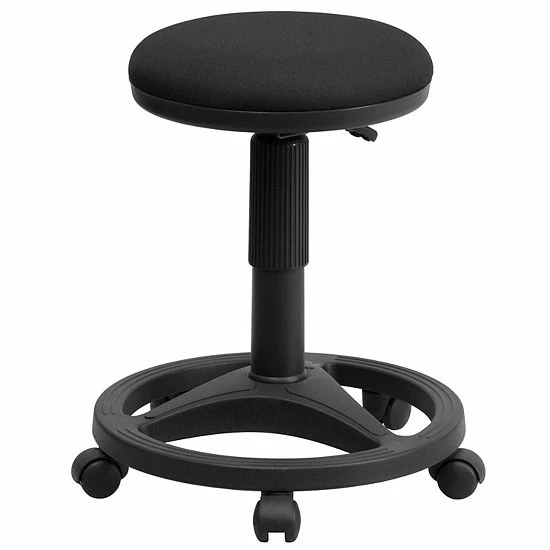 Emma+Oliver Emma and Oliver Black Ergonomic Stool with Foot Ring Emma+Oliver Emma And Oliver Black Ergonomic Stool With Foot Ring -Emma+Oliver shop unnamed file 6859