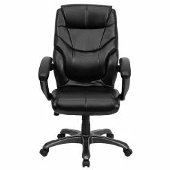 Emma+Oliver Emma And Oliver High Back Black LeatherSoft Executive Ergonomic Office Chair-Arms -Emma+Oliver shop unnamed file 6873
