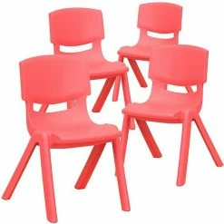 Emma+Oliver Emma And Oliver 4 Pack Green Plastic Stack School Chair With 12" Seat Height - Kids Chair 6 Emma+Oliver Emma And Oliver 4 Pack Green Plastic Stack School Chair With 12" Seat Height - Kids Chair -Emma+Oliver shop unnamed file 688