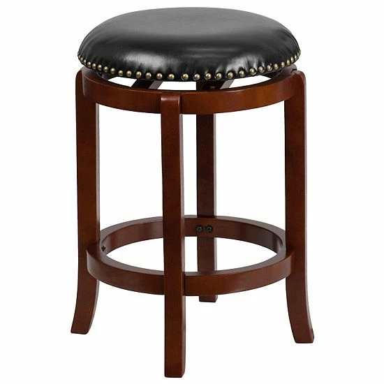 Emma+Oliver Emma and Oliver 24"H Backless Light Cherry Wood Counter Stool Emma+Oliver Emma And Oliver 24"H Backless Light Cherry Wood Counter Stool -Emma+Oliver shop unnamed file 6900
