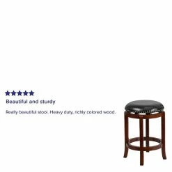 Emma+Oliver Emma And Oliver 24"H Backless Light Cherry Wood Counter Stool 4 Emma+Oliver Emma And Oliver 24"H Backless Light Cherry Wood Counter Stool -Emma+Oliver shop unnamed file 6904