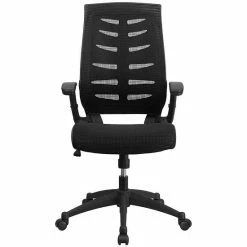Emma+Oliver Emma And Oliver High Back Black Mesh Swivel Ergonomic Office Chair With Adjustable Flip-Up Arms -Emma+Oliver shop unnamed file 6935
