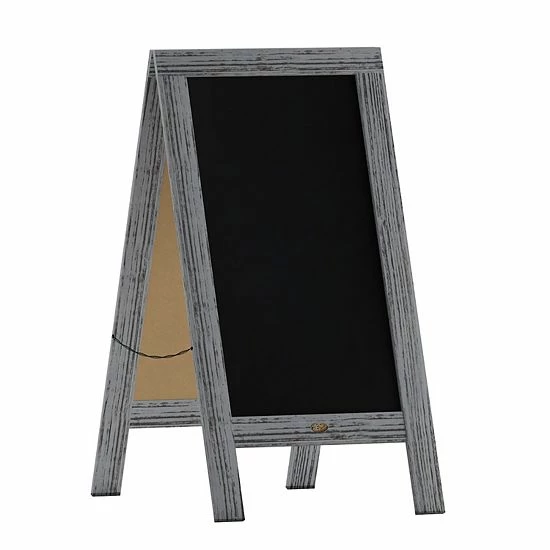 Emma+Oliver Emma and Oliver Burke White 40"x20" Rustic Vintage A-Frame Double-Sided Folding Chalkboard with Magnetic Surface for Weddings, Parties, Showers and More Rustic Brown Emma+Oliver Emma And Oliver Burke White 40"x20" Rustic Vintage A-Frame Double-Sided Folding Chalkboard With Magnetic Surface For Weddings, Parties, Showers And More Rustic Brown -Emma+Oliver shop unnamed file 695