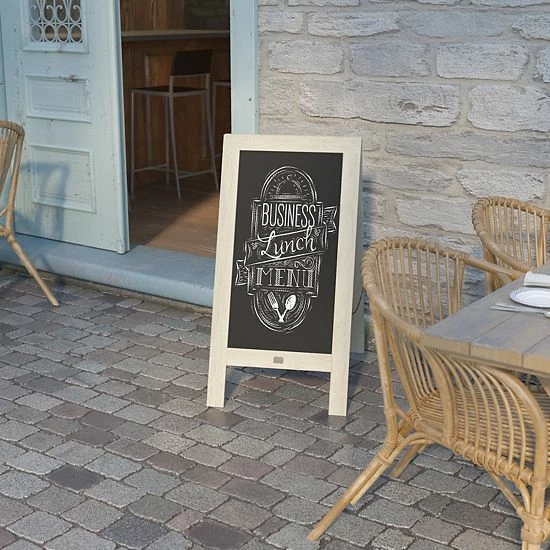 Emma+Oliver Emma and Oliver Burke White 40"x20" Rustic Vintage A-Frame Double-Sided Folding Chalkboard with Magnetic Surface for Weddings, Parties, Showers and More Rustic Brown Emma+Oliver Emma And Oliver Burke White 40"x20" Rustic Vintage A-Frame Double-Sided Folding Chalkboard With Magnetic Surface For Weddings, Parties, Showers And More Rustic Brown -Emma+Oliver shop unnamed file 696