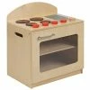 Emma+Oliver Emma And Oliver Children's Wooden Kitchen Stove With Turnable Knobs For Commercial Or Home Use
