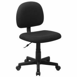 Emma+Oliver Emma And Oliver Low Back Gray Fabric Swivel Task Office Chair Black -Emma+Oliver shop unnamed file 7012
