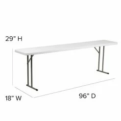 Emma+Oliver Emma And Oliver 8-Foot Granite White Plastic Folding Training / Seminar Table 4 Emma+Oliver Emma And Oliver 8-Foot Granite White Plastic Folding Training / Seminar Table -Emma+Oliver shop unnamed file 7017