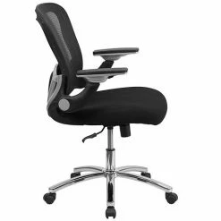 Emma+Oliver Emma And Oliver Mid-Back Black Mesh Swivel Ergonomic Office Chair - Height Adjustable Flip-Up Arms 3 Emma+Oliver Emma And Oliver Mid-Back Black Mesh Swivel Ergonomic Office Chair - Height Adjustable Flip-Up Arms -Emma+Oliver shop unnamed file 7026