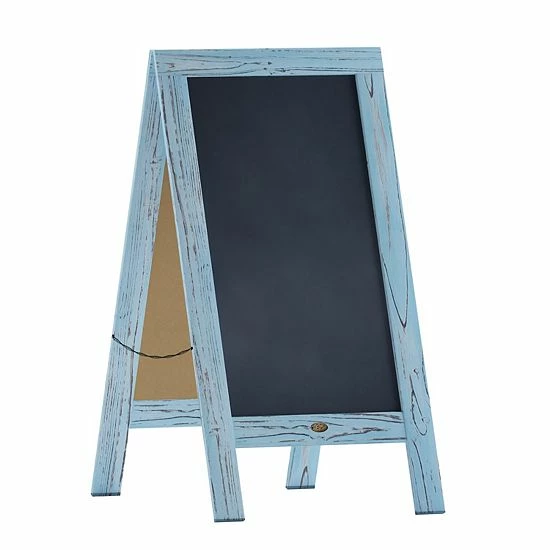 Emma+Oliver Emma and Oliver Burke White 40"x20" Rustic Vintage A-Frame Double-Sided Folding Chalkboard with Magnetic Surface for Weddings, Parties, Showers and More Rustic Brown Emma+Oliver Emma And Oliver Burke White 40"x20" Rustic Vintage A-Frame Double-Sided Folding Chalkboard With Magnetic Surface For Weddings, Parties, Showers And More Rustic Brown -Emma+Oliver shop unnamed file 703