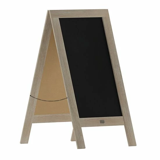 Emma+Oliver Emma and Oliver Burke White 40"x20" Rustic Vintage A-Frame Double-Sided Folding Chalkboard with Magnetic Surface for Weddings, Parties, Showers and More Rustic Brown Emma+Oliver Emma And Oliver Burke White 40"x20" Rustic Vintage A-Frame Double-Sided Folding Chalkboard With Magnetic Surface For Weddings, Parties, Showers And More Rustic Brown -Emma+Oliver shop unnamed file 707