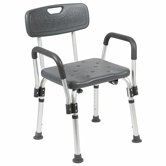 Emma+Oliver Emma and Oliver 300 Lb. Capacity Adjustable White Bath & Shower Chair with Depth Adjustable Back Gray Emma+Oliver Emma And Oliver 300 Lb. Capacity Adjustable White Bath & Shower Chair With Depth Adjustable Back Gray -Emma+Oliver shop unnamed file 719