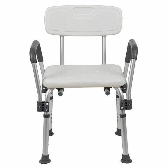 Emma+Oliver Emma and Oliver 300 Lb. Capacity Adjustable White Bath & Shower Chair with Depth Adjustable Back Gray Emma+Oliver Emma And Oliver 300 Lb. Capacity Adjustable White Bath & Shower Chair With Depth Adjustable Back Gray -Emma+Oliver shop unnamed file 722