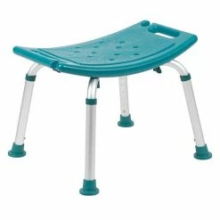Emma+Oliver Emma And Oliver Tool-Free 300 Lb. Capacity, Adjustable Navy Bath & Shower Chair W/ Non-slip Feet Teal -Emma+Oliver shop unnamed file 772