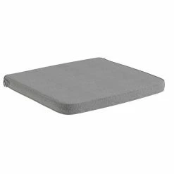 Emma+Oliver Emma And Oliver Nuvola Patio Chair Cushion With Gray Weather-Resistant Polyester Cover, 1.25" Thick Comfort Foam Core & Ties, 19" X 18" -Emma+Oliver shop unnamed file 798