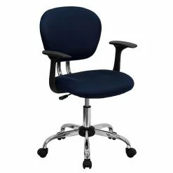 Emma+Oliver Emma And Oliver Mid-Back Navy Mesh Padded Swivel Task Office Chair And Arms 14 Emma+Oliver Emma And Oliver Mid-Back Navy Mesh Padded Swivel Task Office Chair And Arms -Emma+Oliver shop unnamed file 814