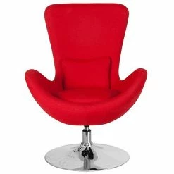 Emma+Oliver Emma And Oliver Red Fabric Side Reception Chair With Bowed Seat -Emma+Oliver shop unnamed file 837