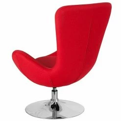 Emma+Oliver Emma And Oliver Red Fabric Side Reception Chair With Bowed Seat -Emma+Oliver shop unnamed file 838