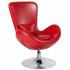 Emma+Oliver Emma And Oliver Red Fabric Side Reception Chair With Bowed Seat -Emma+Oliver shop unnamed file 843