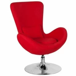 Emma+Oliver Emma And Oliver Red Fabric Side Reception Chair With Bowed Seat -Emma+Oliver shop unnamed file 844