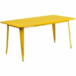 Emma+Oliver Emma And Oliver Commercial Grade 31.5" X 63" Rectangular Green Metal Indoor-Outdoor Table 14 Emma+Oliver Emma And Oliver Commercial Grade 31.5" X 63" Rectangular Green Metal Indoor-Outdoor Table -Emma+Oliver shop unnamed file 864