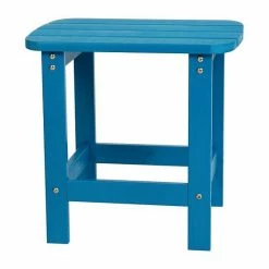 Emma+Oliver Emma And Oliver All-Weather Poly Resin Adirondack Side Table In Red - Patio Table -Emma+Oliver shop unnamed file 935