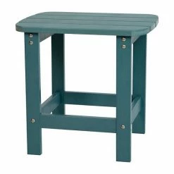 Emma+Oliver Emma And Oliver All-Weather Poly Resin Adirondack Side Table In Red - Patio Table -Emma+Oliver shop unnamed file 937