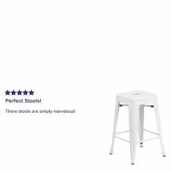 Emma+Oliver Emma And Oliver Commercial Grade 24"H Backless Copper Indoor-Outdoor Counter Height Stool White 19 Emma+Oliver Emma And Oliver Commercial Grade 24"H Backless Copper Indoor-Outdoor Counter Height Stool White -Emma+Oliver shop unnamed file 949