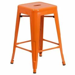 Emma+Oliver Emma And Oliver Commercial Grade 24"H Backless Copper Indoor-Outdoor Counter Height Stool White 23 Emma+Oliver Emma And Oliver Commercial Grade 24"H Backless Copper Indoor-Outdoor Counter Height Stool White -Emma+Oliver shop unnamed file 953