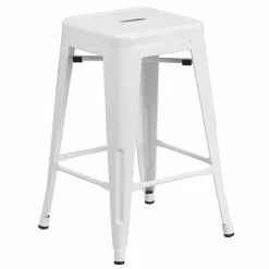 Emma+Oliver Emma And Oliver Commercial Grade 24"H Backless Copper Indoor-Outdoor Counter Height Stool White 26 Emma+Oliver Emma And Oliver Commercial Grade 24"H Backless Copper Indoor-Outdoor Counter Height Stool White -Emma+Oliver shop unnamed file 956